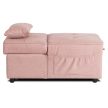 IBERIS Recliner Armchair 67 cm Pink with Sleeping Function