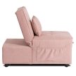 IBERIS Recliner Armchair 67 cm Pink with Sleeping Function