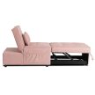 IBERIS Recliner Armchair 67 cm Pink with Sleeping Function