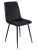 Szék fekete színben, bársony kárpittal IBIS