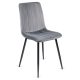 Szék szürke színben, bársony kárpittal. IBIS