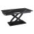 Extendable ceramic dining table 160-240 cm in black color - Ibiza