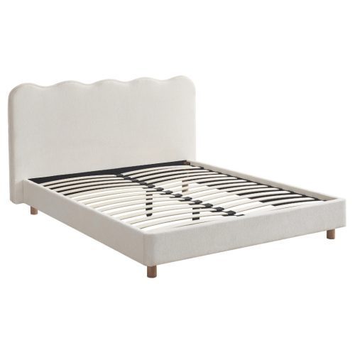 Posteľ 160x200 cm v krémovej farbe – IZMIR