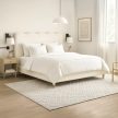 Bed 160x200 cm IZMIR cream boucle