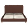 Posteľ 160x200 cm v červenohnedej farbe – IZMIR