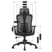 JULIET forgószék ergonomikus fekete