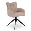 Otočná stolička v béžovej farbe – JULY