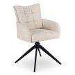 Otočná stolička v krémovej farbe – JULY