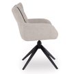 Otočná stolička v sivej farbe – JULY