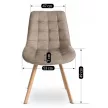 Krzesło KATHY Beżowe