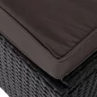 LARGO Garden Armchair Black/Brown Polyrattan