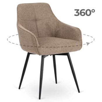 LARISA forgószék bézs