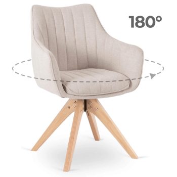 LEMON forgószék, világos bézs