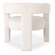 Cream Bouclé Lounge Armchair LILLE