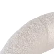 Pihenőfotel krém színben, bouclé kárpittal LILLE