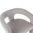 Grey Velvet Lounge Armchair LILLE