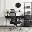 Forgószék ergonomikus kialakítással, fekete színben. LITOS