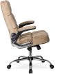 LONDON Swivel Chair Beige Velvet