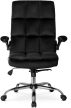 LONDON Swivel Chair Black Velvet
