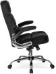LONDON Swivel Chair Black Velvet