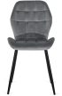Szék szürke színben, bársony kárpittal. LUCKY