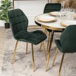 Green Velvet Dining Chair LUCKY