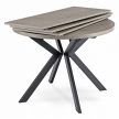Kihúzható étkezőasztal 100–250 cm méretben, beton/fekete színben LUKAS