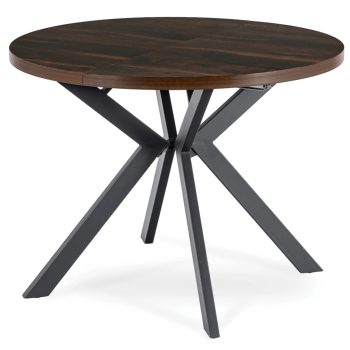   Bővíthető étkezőasztal Dió/Fekete színben. 100-250 cm Lukas