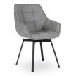 Otočná stolička v sivej farbe – LUNA 2
