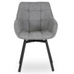 Otočná stolička v sivej farbe – LUNA 2