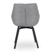 Otočná stolička v sivej farbe – LUNA 2