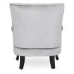 MALLO Armchair Grey Velvet Upholstery
