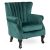 MALLO Armchair Green Velvet Upholstery