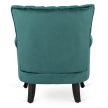 MALLO Armchair Green Velvet Upholstery