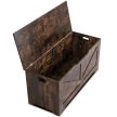 Storage Bench Rustic Oak 100 cm MARGOT