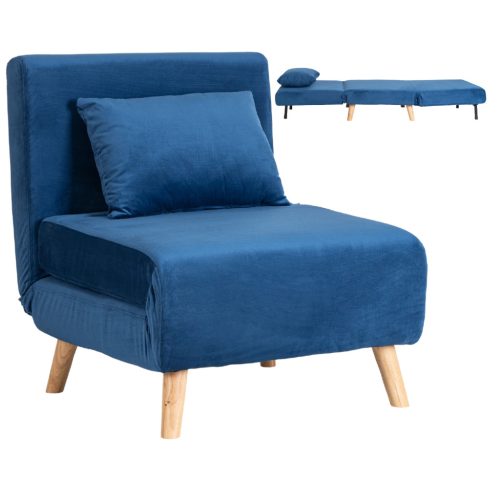 Recliner armchair MARRY dark blue