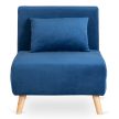 Recliner armchair MARRY dark blue