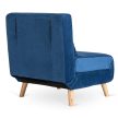 Recliner armchair MARRY dark blue