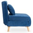 Recliner armchair MARRY dark blue