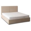 Posteľ 160x200 cm s úložným priestorom v béžovej farbe s kordovým čalúnením – MARSYLIA