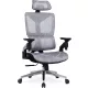 Forgószék ergonomikus kialakítással, szürke színben. MARTIN