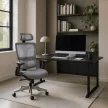 Forgószék ergonomikus kialakítással, szürke színben. MARTIN
