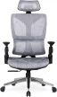 Forgószék ergonomikus kialakítással, szürke színben. MARTIN