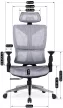 Forgószék ergonomikus kialakítással, szürke színben. MARTIN