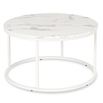 Asztal fehér márvány színben AGNES MAX