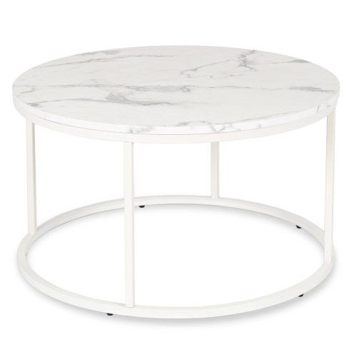 Asztal fehér márvány színben AGNES MAX