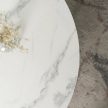 Asztal fehér márvány színben AGNES MAX