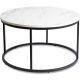 Asztal fehér márvány/fekete színben CONNY MAX