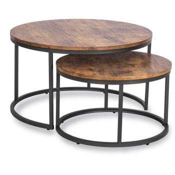 Dohányzóasztal szett FIGO MAX rusztikus tölgy