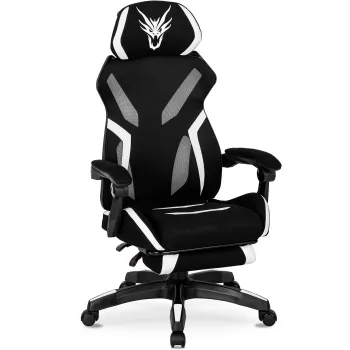 Gaming forgószék fekete/fehér színben MAXIMO
